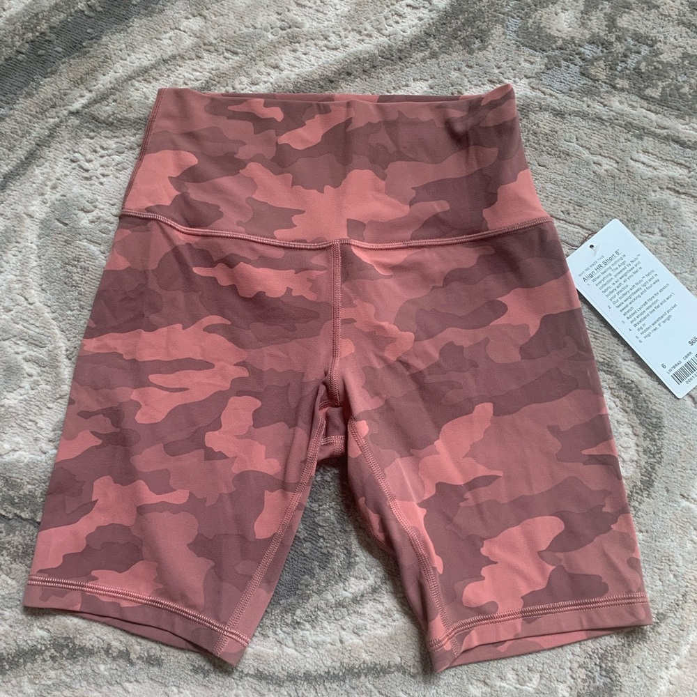 NWT lululemon align HR bike short